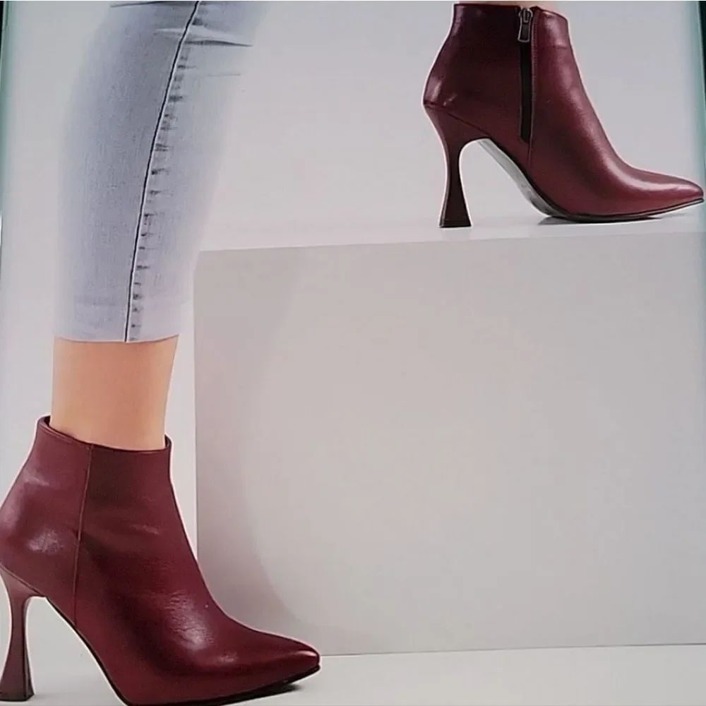BRAND NEW CIRCUS BY SAM EDELMAN WOMEN"S REAL FUR DRYED CALF ZIPPER CLOSURE BOOT